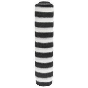 vidaXL Filet brise-vue anthracite et blanc 2x10 m PEHD 75 g/m²