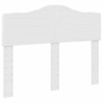 vidaXL Tête de lit Blanc Brillant 120 cm Bois d'ingénierie