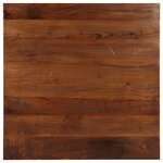 vidaXL Dessus de table 90x90x3 8 cm carré bois massif de récupération