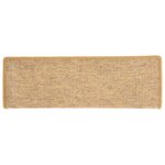 vidaXL Tapis d'escalier auto-adhésifs 15 Pièces Orange 65x21x4 cm