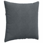 vidaXL Coussins de canapé 2 Pièces Gris foncé 60 x 60 cm