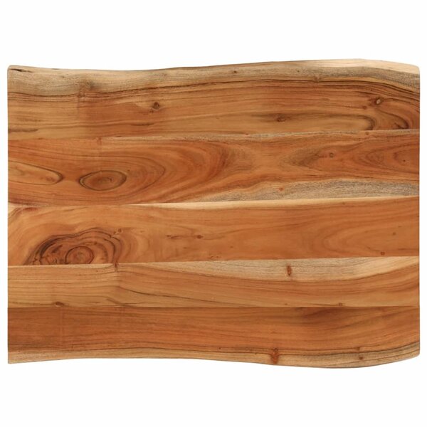 vidaXL Dessus de table 90x60x2 5 cm rectangulaire bois massif d'acacia