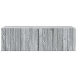 vidaXL Meuble TV mural Sonoma gris 98 x 41 x 30 cm Bois d'ingénierie