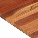 vidaXL Dessus de table bois massif d'acacia 25-27 mm 60x70 cm