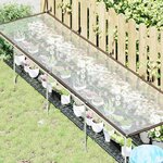 vidaXL Housse de protection plantes avec œillets 1x4 m polyéthylène