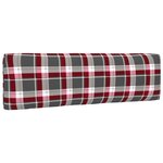 vidaXL Canapé central palette de jardin Gris Bois de pin imprégné