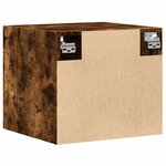 vidaXL Armoire murale chêne fumé 45x42 5x40 cm bois d'ingénierie