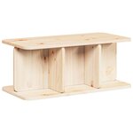 vidaXL Table basse Naturel 80 x 39 5 x 33 5 cm Bois massif en pin
