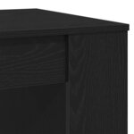 vidaXL Table basse Chêne noir 102 x 55 x 42 cm Bois d'ingénierie