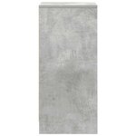 vidaXL Buffet gris béton 29 5x34x76 cm bois d'ingénierie