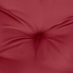 vidaXL Coussins de chaise lot de 6 bordeaux 40x40x7 cm tissu oxford