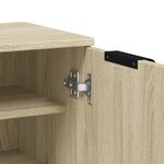 vidaXL Armoire à chaussures Chêne sonoma 59x35x100 5cm Bois d'ingénierie