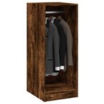 vidaXL Garde-robe chêne fumé 48x41x102 cm bois d'ingénierie