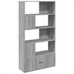 vidaXL Bibliothèque sonoma gris 100x36x189 cm bois d'ingénierie