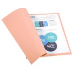 Paquet de 100 chemises Foldyne 250 Rose EXACOMPTA