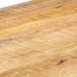 vidaXL Table à manger 140x70x76 cm Bois de manguier brut massif