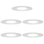 vidaXL adapté pour anneaux d'arbre plats 5 Pièces Argent Ø30 / 60 cm