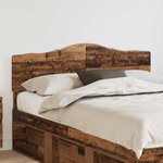 vidaXL Tête de lit Bois Ancien 140 cm Bois d'ingénierie