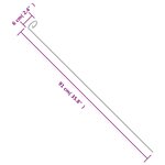 vidaXL Piquets pour plantes de jardin 20 Pièces vert foncé 91 cm acier