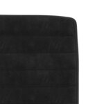 vidaXL Chaises à manger lot de 6 noir velours