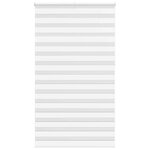 vidaXL Store zèbre blanc 120x230 cm largeur du tissu 115 9cm polyester