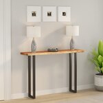 vidaXL Dessus de table 160x30x3 8 cm rectangulaire bois massif acacia