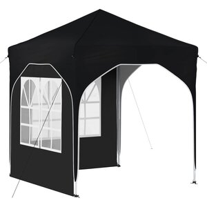 vidaXL Tente de fête pop-up 192 x 192 x 245 cm Anthracite