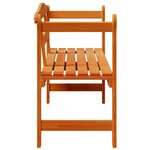 vidaXL Banc d'extérieur Acacia 119x76x44 cm Bois massif
