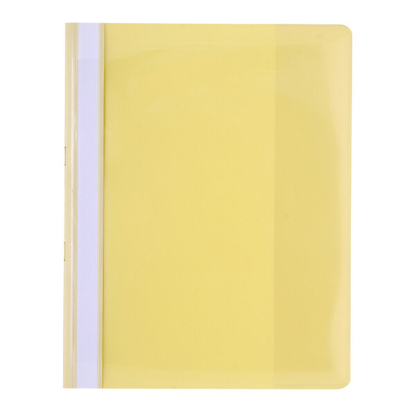 Chemise à lamelle Premium PVC A4+ jaune x 10 EXACOMPTA