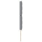 vidaXL Tête de lit LED avec des lumières à LED Gris clair 200 cm tissu