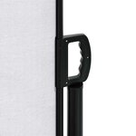 vidaXL Auvent latéral rétractable blanc 200x600 cm