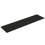 vidaXL Panneaux muraux 12 Pièces Noir 60x15 cm Tissu 1 08 m²
