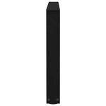 vidaXL Pieds de table basse en forme de V  2 pièces  noir  70 x (42-43 3) cm  acier