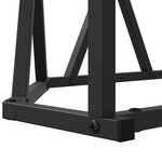 Table basse vidaXL Noir Chêne 80x80x42 cm en bois d'ingénierie