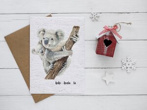 Carte à planter "aquarellanimal"