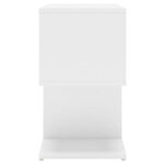 vidaXL Tables de chevet 2 Pièces blanc 50x30x51 5 cm bois d'ingénierie