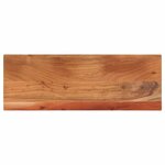 vidaXL Dessus de table 80x30x3 8 cm rectangulaire bois massif d'acacia