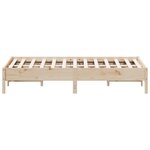 vidaXL Cadre de lit sans matelas 150x200 cm bois de pin massif