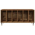 vidaXL Meuble à vinyles Bois ancien 100 x 38 x 48 cm Bois d'ingénierie