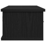 vidaXL Meuble mural Chêne noir 60 x 26 x 18 5 cm Bois d'ingénierie