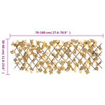 vidaXL Treillis de feuille d'érable artificiel extensible 180x60 cm