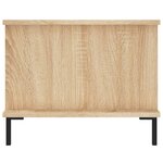 vidaXL Table basse chêne sonoma 90x50x40 cm bois d'ingénierie