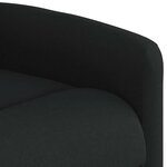 vidaXL Fauteuil de massage inclinable Noir Tissu