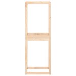vidaXL Porte-pneus 63x40x180 cm Bois de pin massif