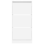 vidaXL Armoire à chaussures blanc 60x21x125 5 cm bois d'ingénierie