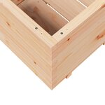 vidaXL Jardinière 60x60x49 5 cm bois de pin massif