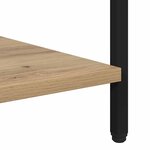 vidaXL Table de chevet Chêne artisanal 40 x 40 x 50 cm