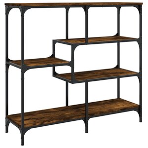 vidaXL Table console chêne fumé 103x32x95 cm bois d'ingénierie