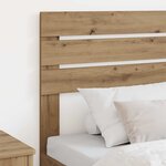 vidaXL Tête de lit Chêne artisanal 80 cm Bois d'ingénierie