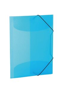 Chemise à élastiques, PP, A3, bleu clair translucide HERMA